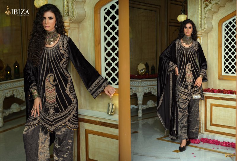 Goonj Vol 2 By Ibiza Viscose Velvet Designer Salwar Kameez 